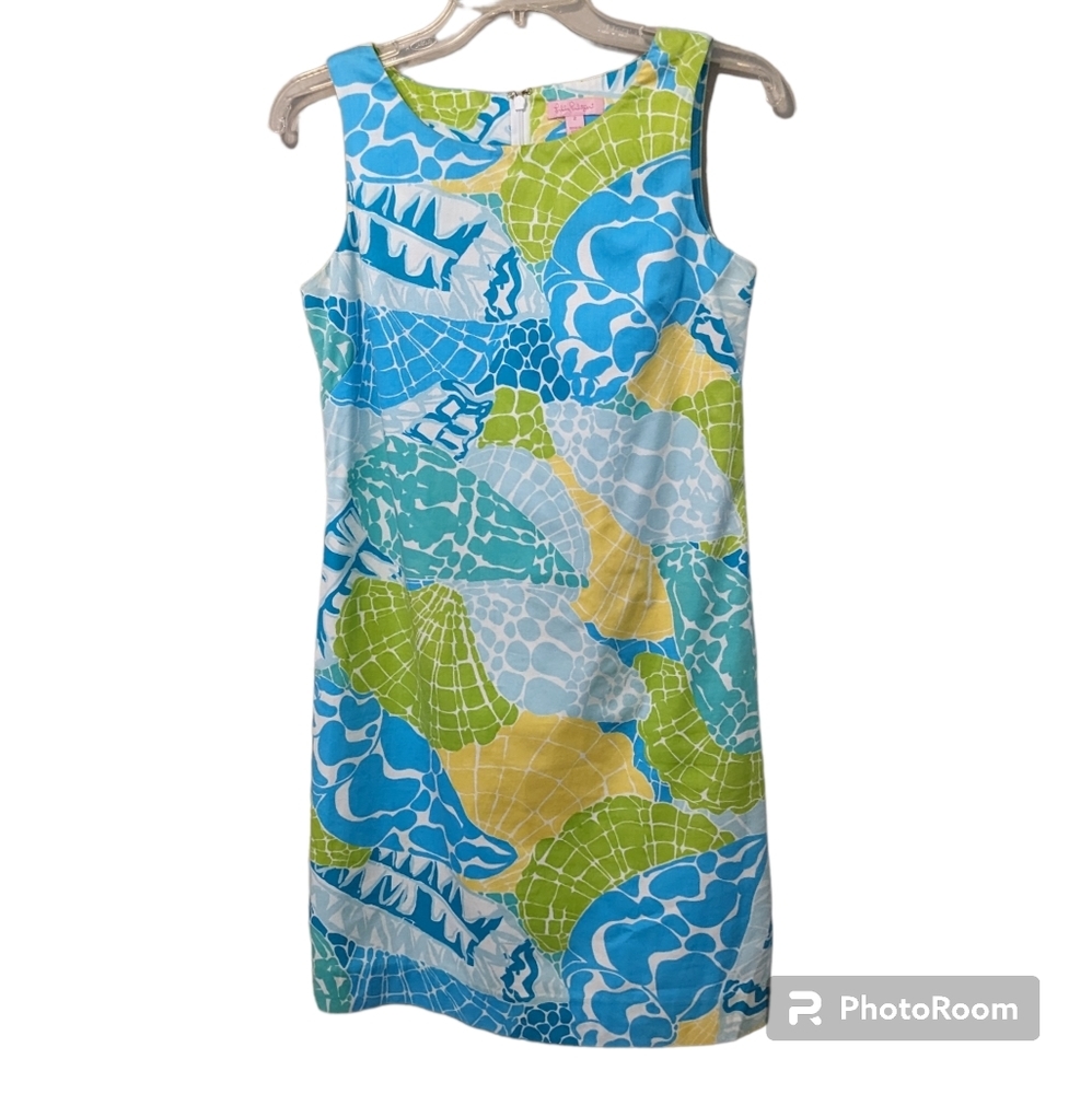 Lilly Pulitzer Hot Summer Nights lagoon Green Dress size 2